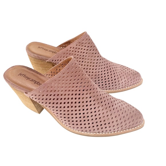 Jeffrey Campbell Shoes - Jeffrey Campbell Favela Mules Dusty Rose Size 9